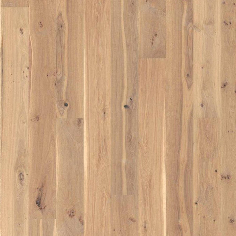 Berg & Berg Plank Ek XXL Vild Borstad Vit Mattlack