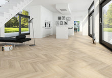 Indlæs billede til gallerivisning Oxford Stavparkett Ek Vänster Vit 11x70x490