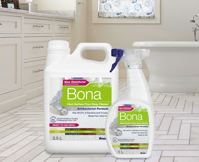 Bona Antibakteriell Cleaner för Hårda Golv Refill - bild 3