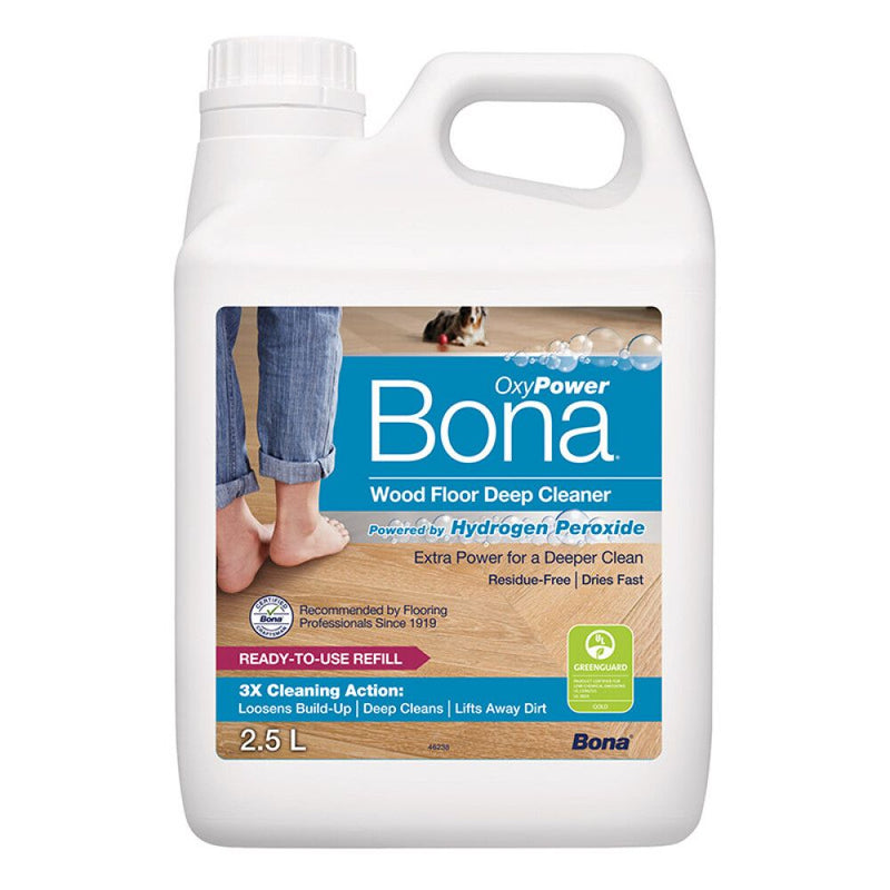 Bona OxyPower Djuprengöringsmedel för Trägolv 2,5 L