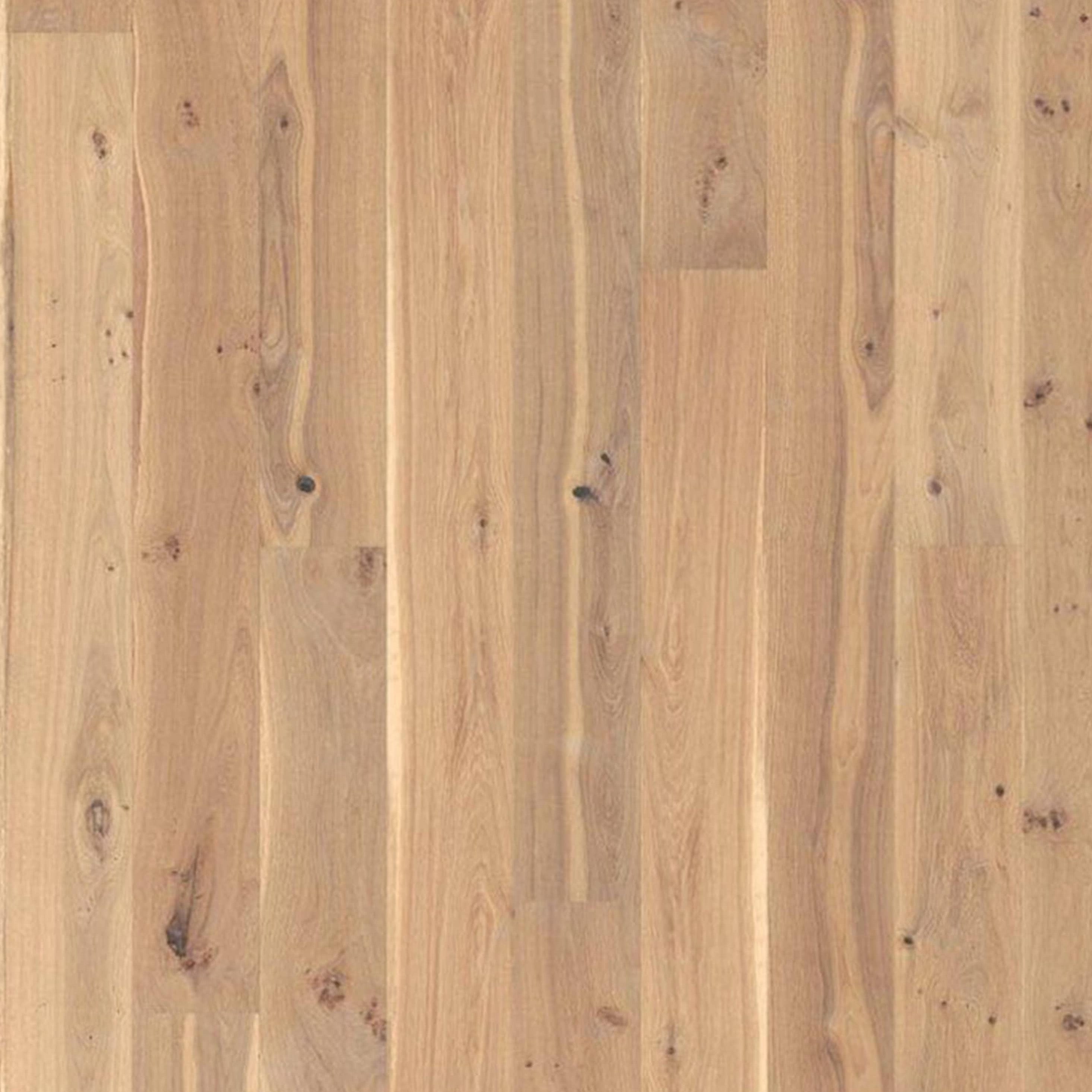 Berg & Berg Plank Ek XXL Vild Borstad Vit Mattlack