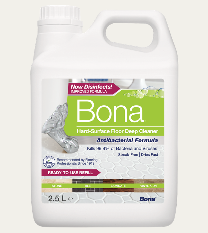 Bona Antibakteriell Cleaner för Hårda Golv Refill