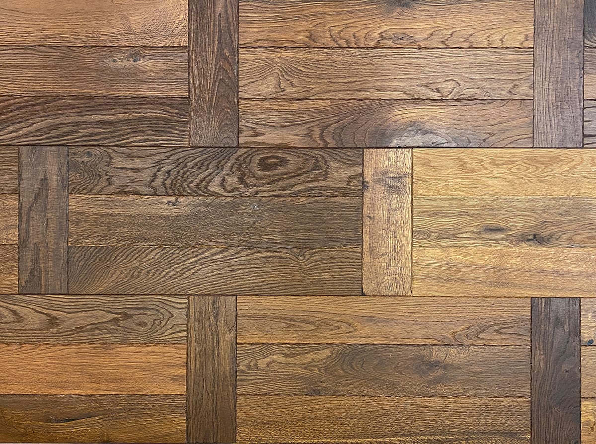 Miljöagenturer Holländskt Mönsterparkett (Carbonized) 15x270x1890 – produktbild