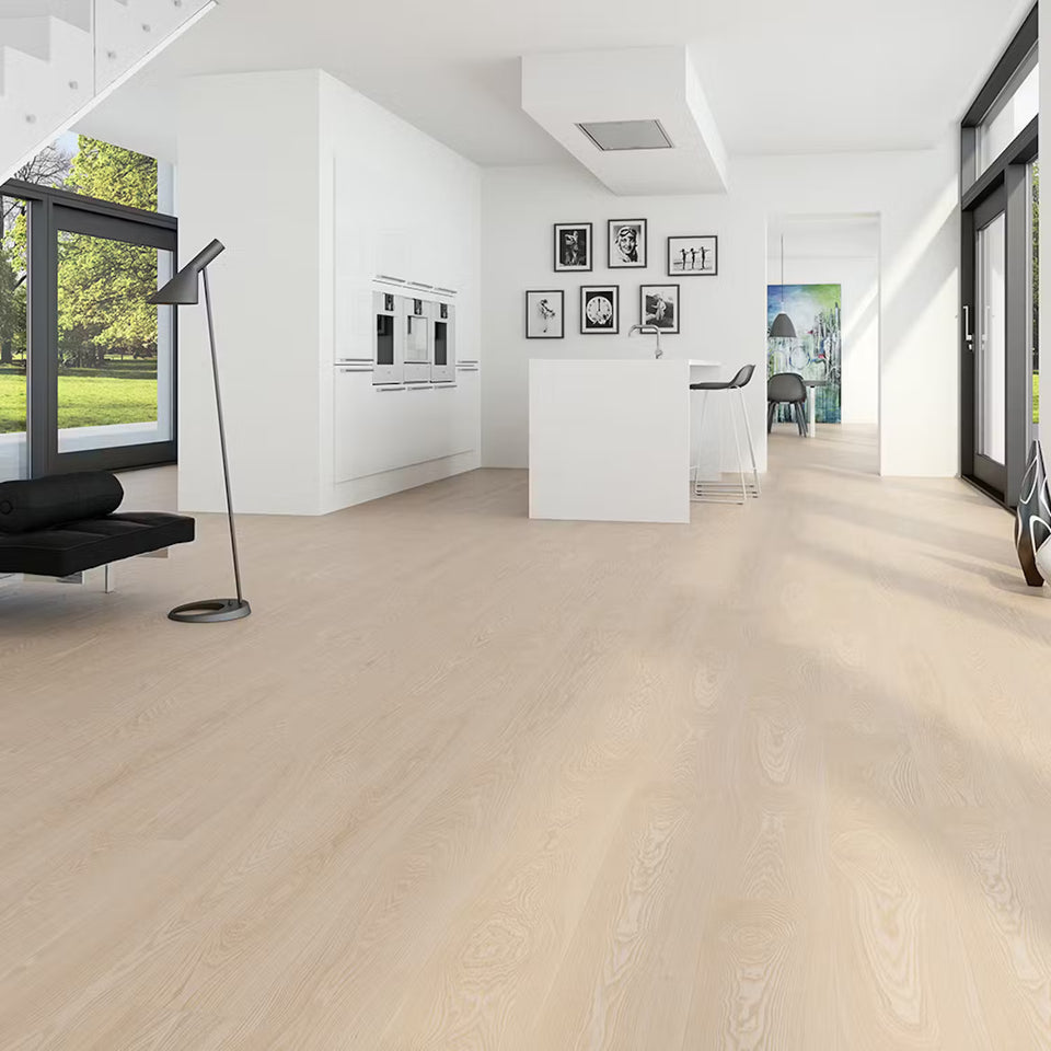 Moland Super Ask Wideplank Medway White Ash - bild 2