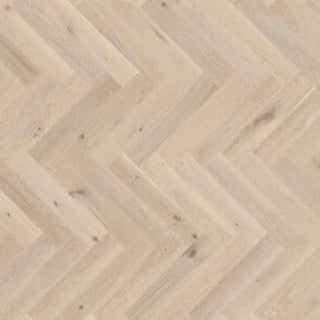 Tarkett Fiskbensparkett SEGNO stavparkett ek (vänster) lime stone