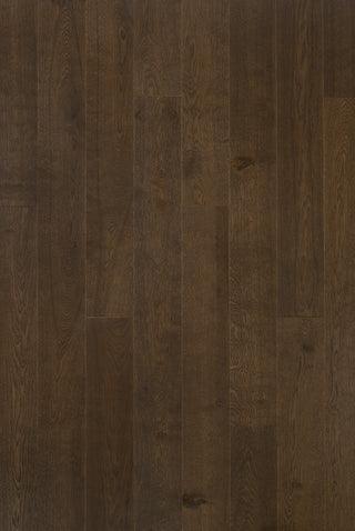 Timberwise ek Choco. Sortering är inte angiven. Vägledande prov; ytbehandling och plankmått är inte verifierade.