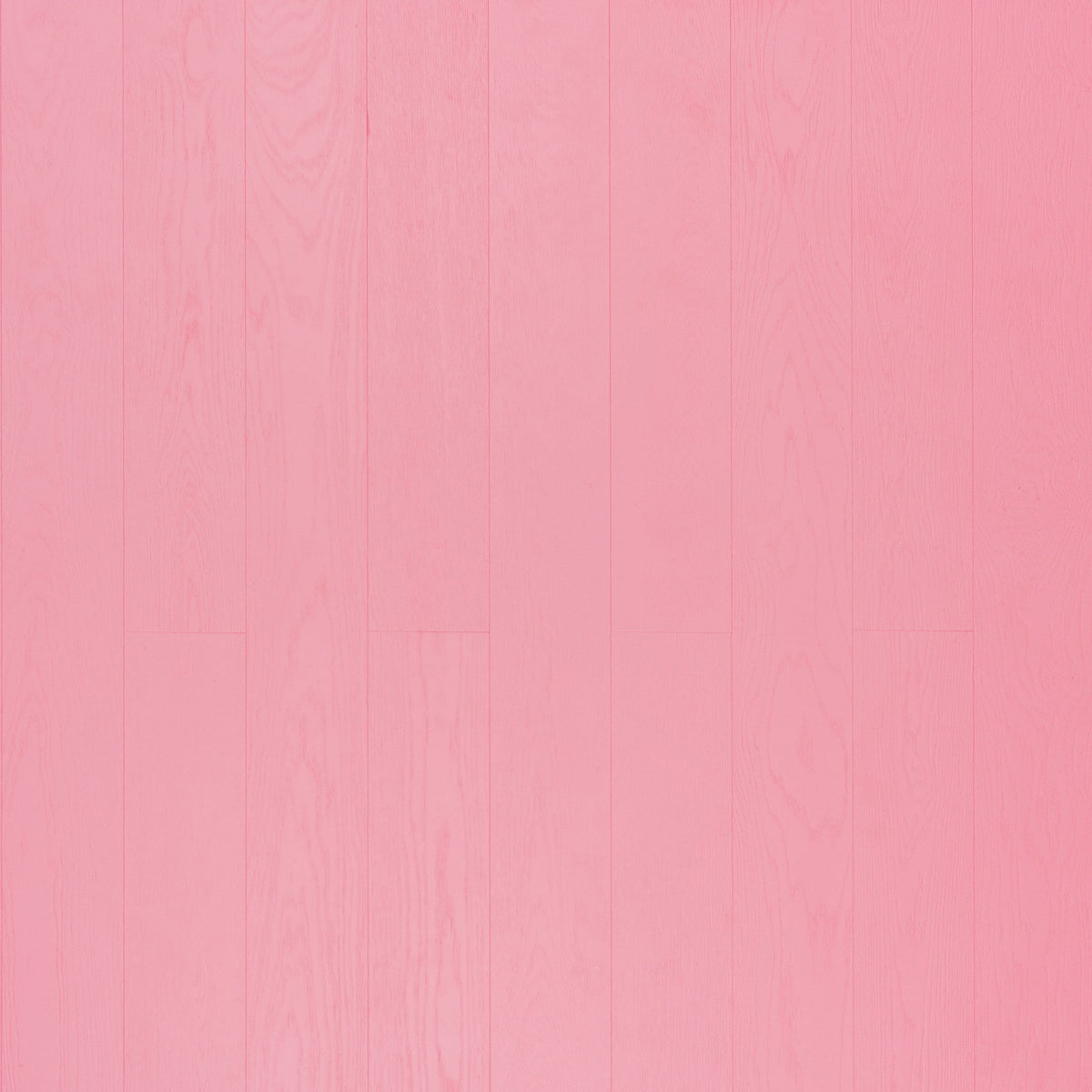Timberwise Ekplanka Pink – kvadratisk produktbild ovanifrån med plankorna vertikalt. Vägledande kulörreferens; sortering, ytbehandling och plankmått kan avvika.