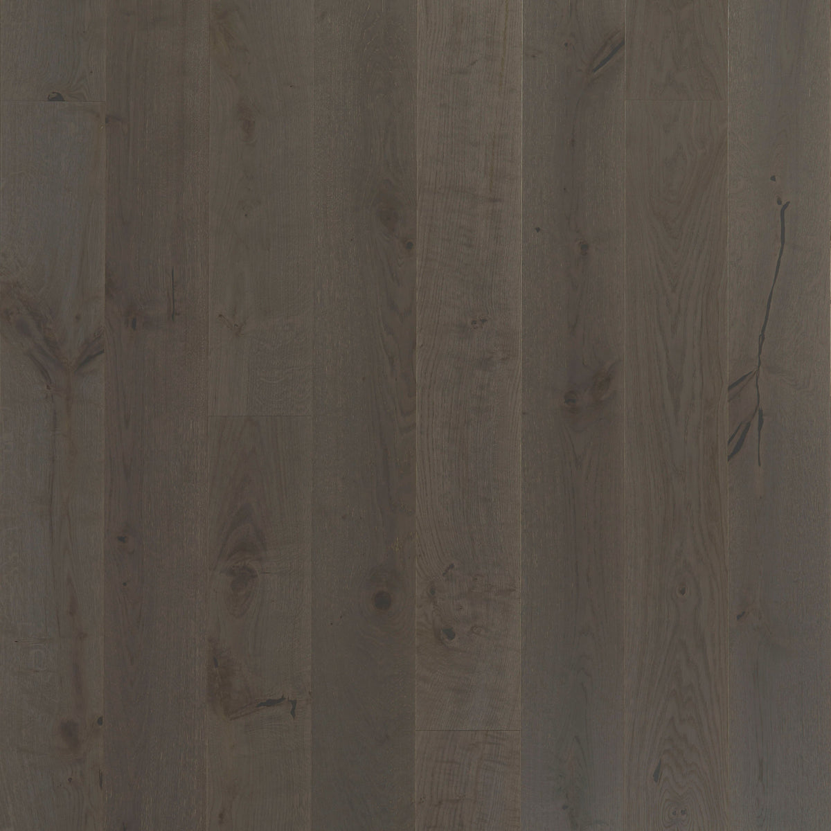Timberwise Ekplanka Ylläs – kvadratisk produktbild ovanifrån med plankorna vertikalt. Vägledande kulörreferens; sortering, ytbehandling och plankmått kan avvika.