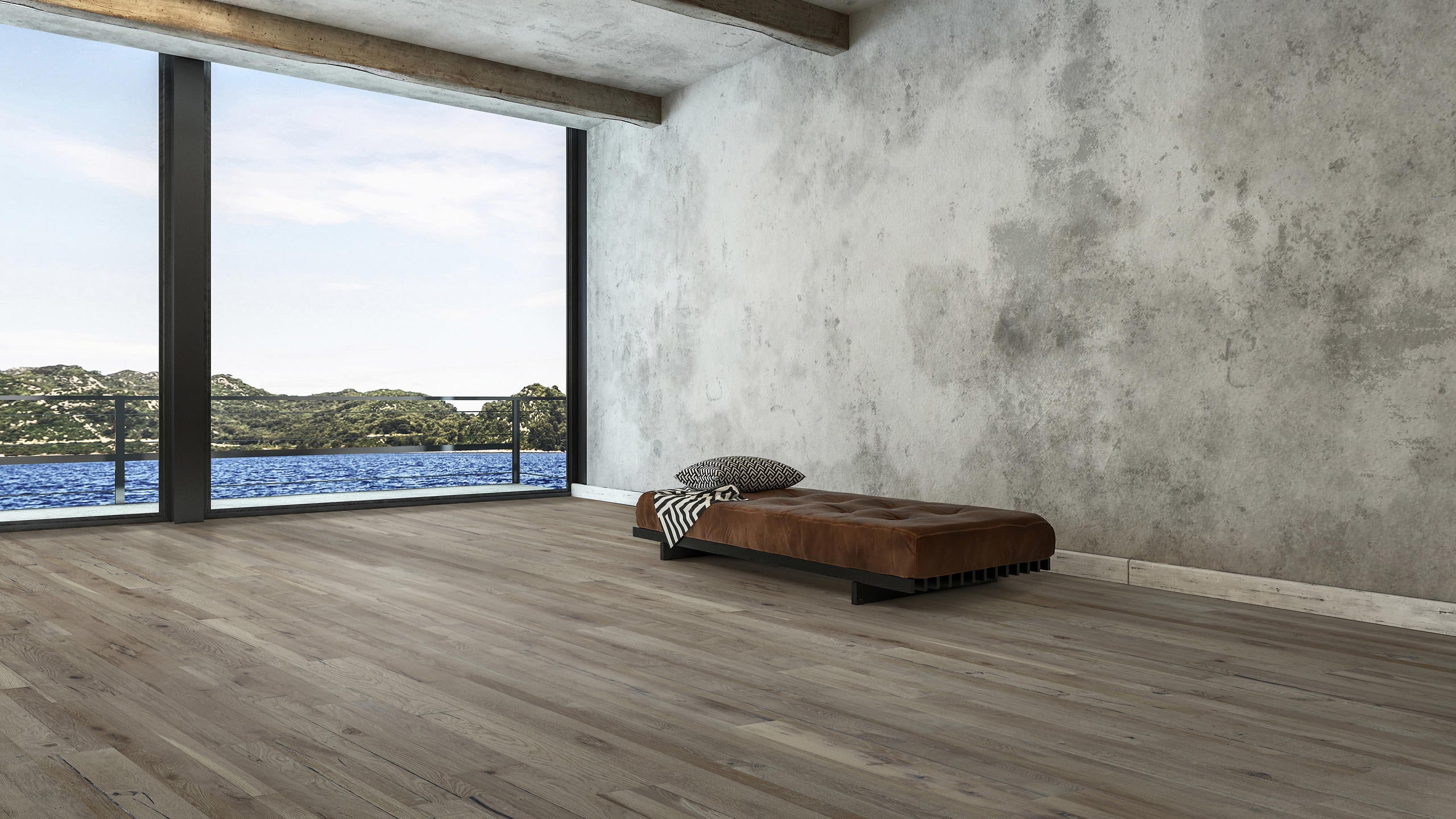 NQD Parkettgolv Oak Sharp Grey 14x190x1900 - bild 2
