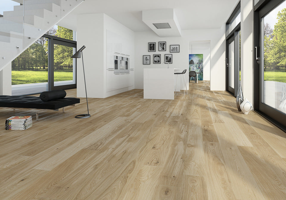 Moland Ektilja Burghley Wideplank Ek Vit - bild 3