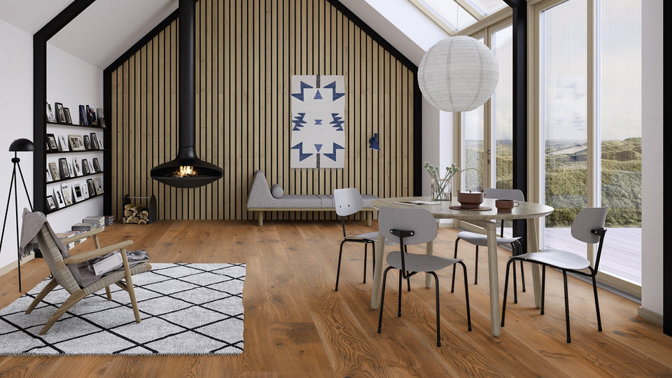 BOEN 3-skikts trägolv Ek Antique Canyon 20x300x2750 - bild 2