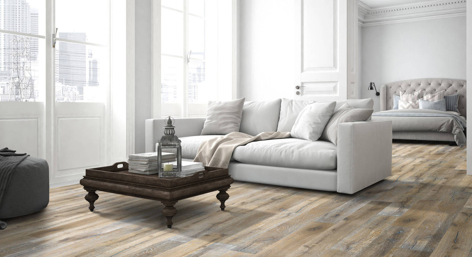 NQD Parkettgolv Oak Snowstorm 5G 14x190x1900 - bild 2